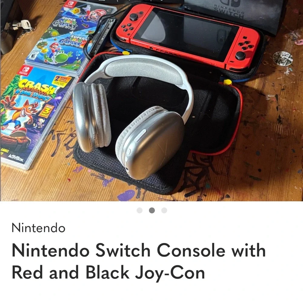 Premium Silver Wireless Gaming Headset